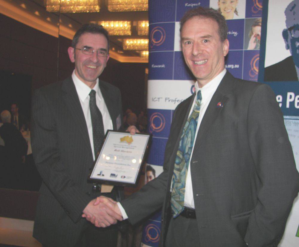 Robert Slaviero and Rick Harvey Robert Slaviero and Rick Harvey